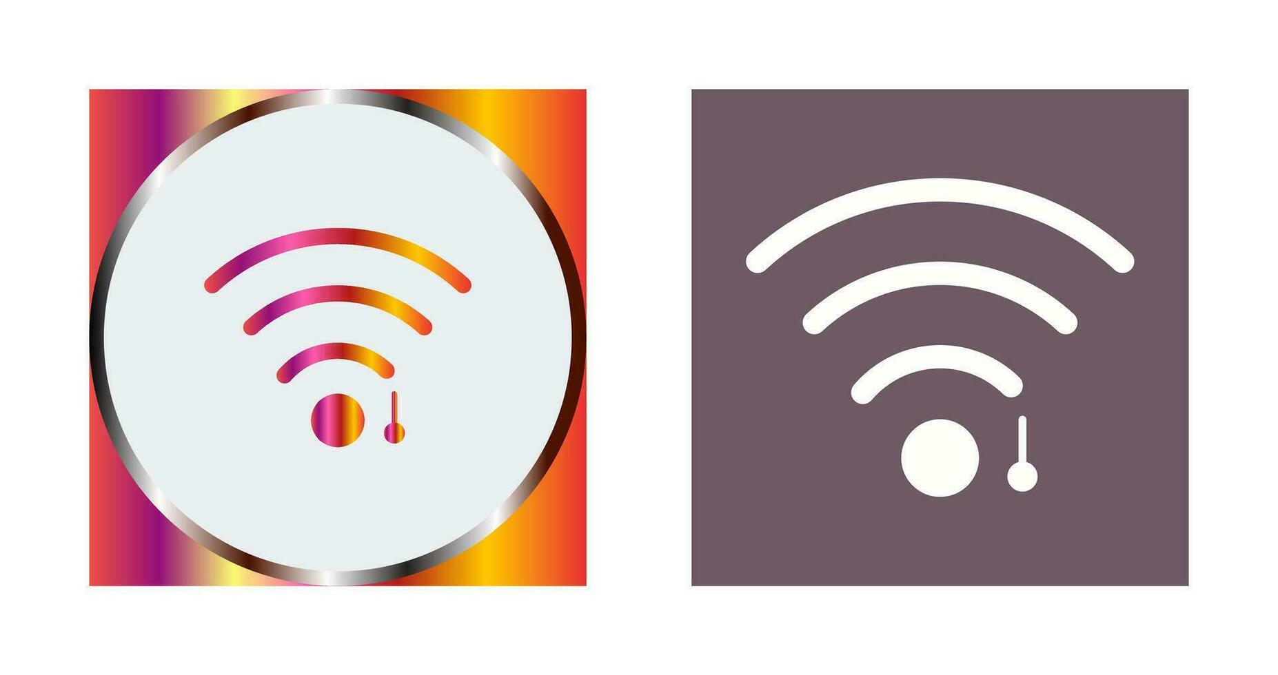 Unique WiFi Sign Vector Icon