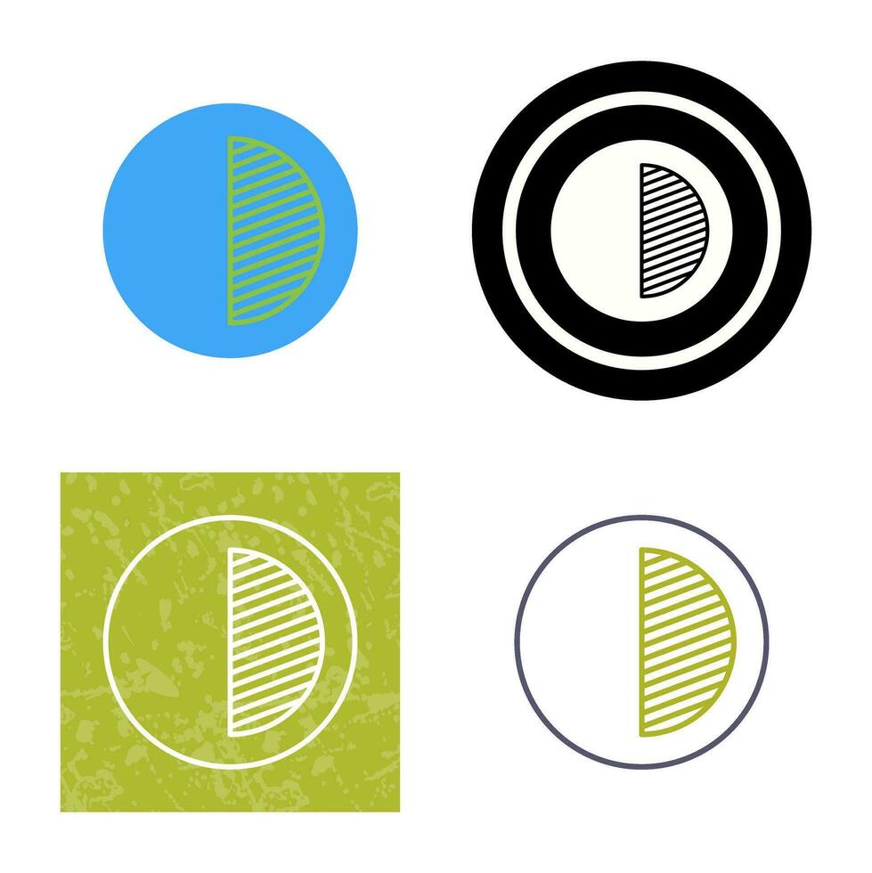 Unique Contrast Vector Icon