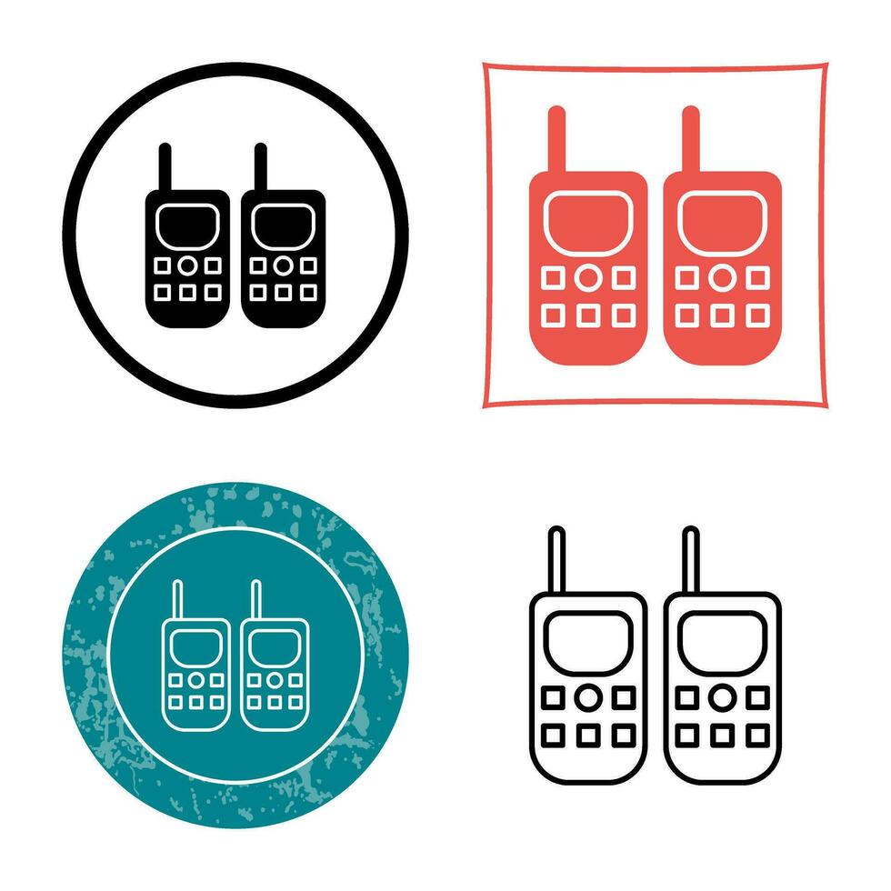 Walkie Talkie Vector Icon