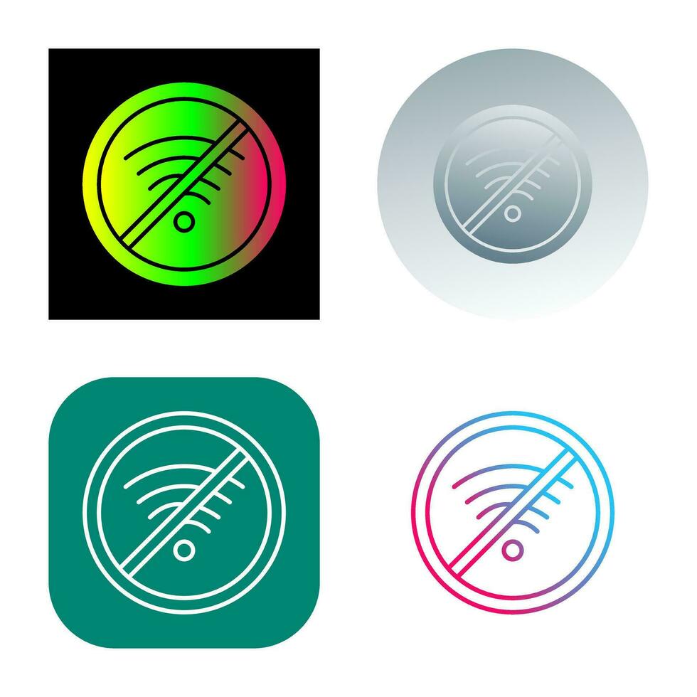 No Wifi Vector Icon