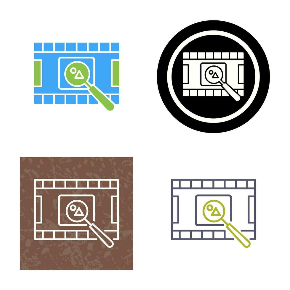 Unique Find Picture Vector Icon