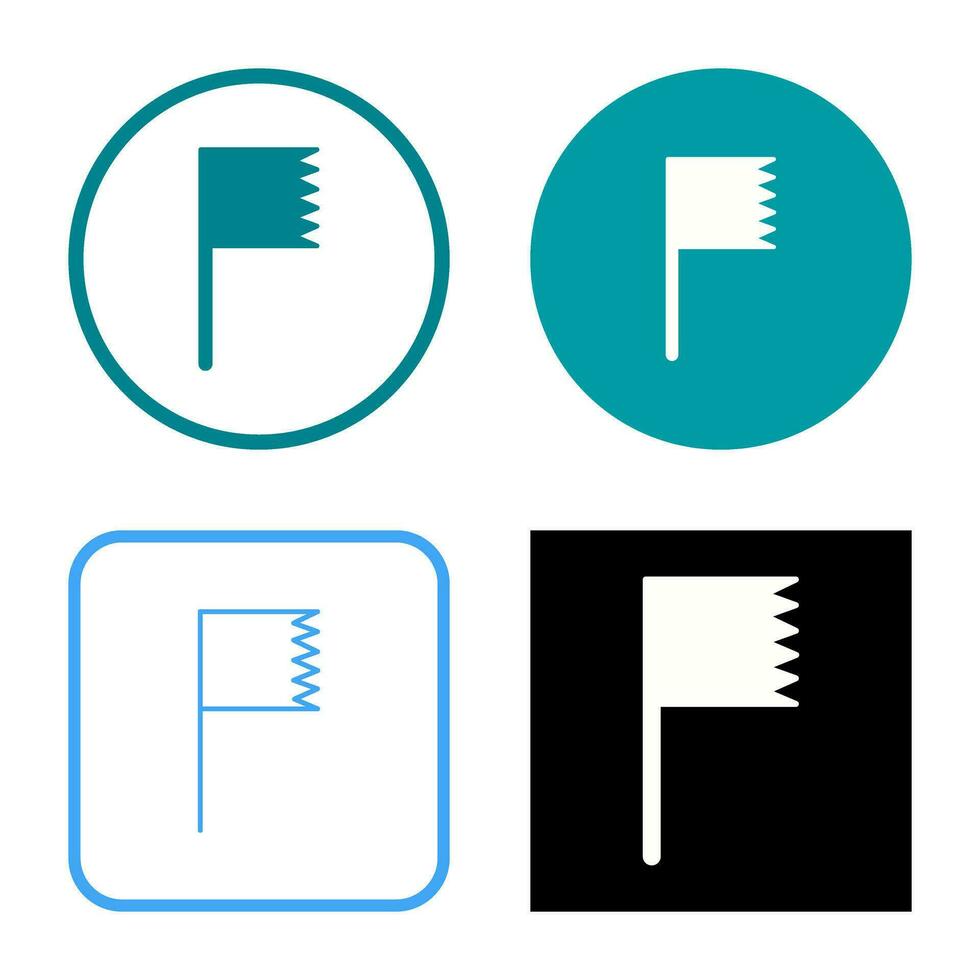 Unique Flag Vector Icon
