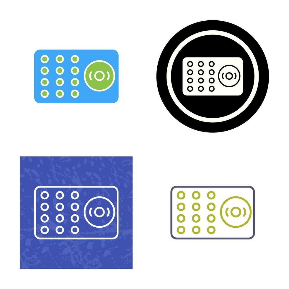 Unique Ring Alarm Vector Icon