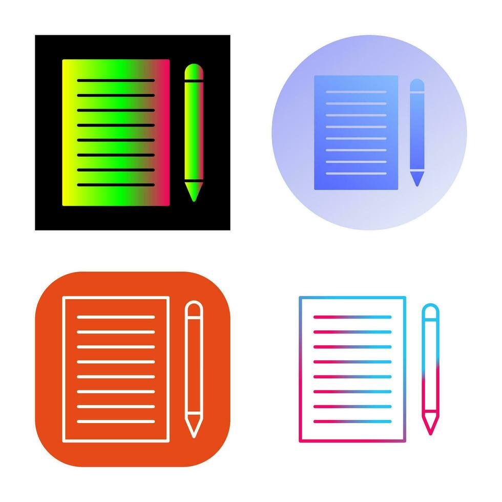 Write Feedback Vector Icon
