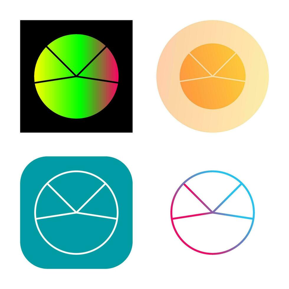 Pie Chart Analysis Vector Icon