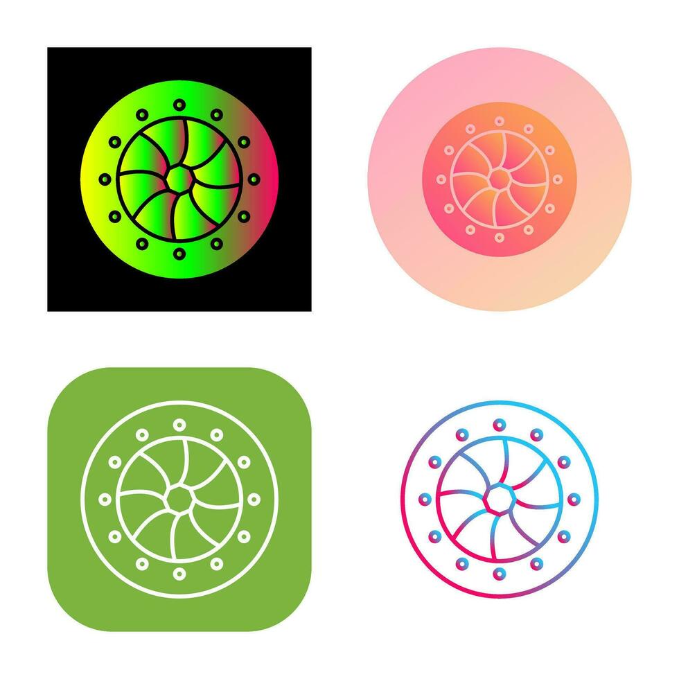 Unique Optical Diaphram Vector Icon