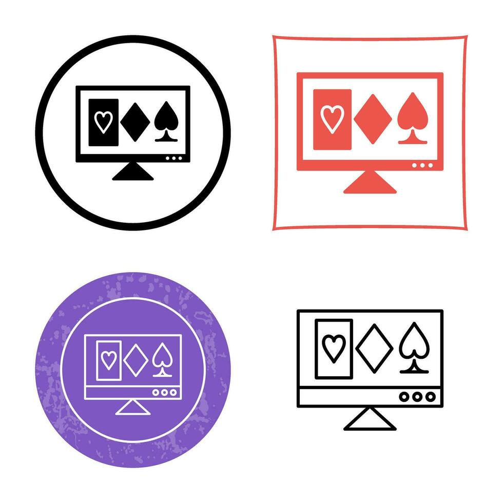 Online Gambling Vector Icon