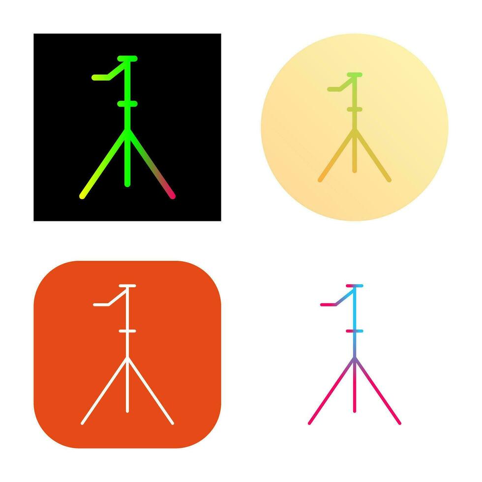 Unique Stand Vector Icon