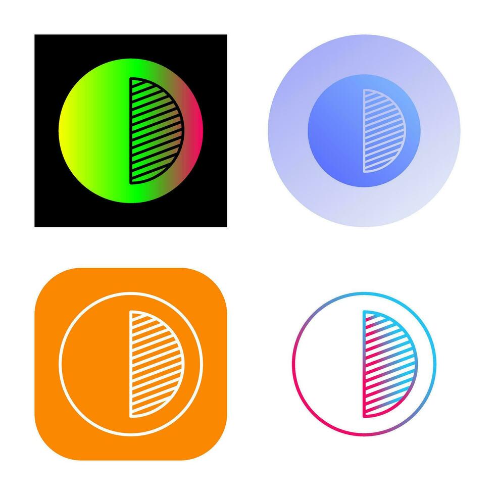 Unique Contrast Vector Icon