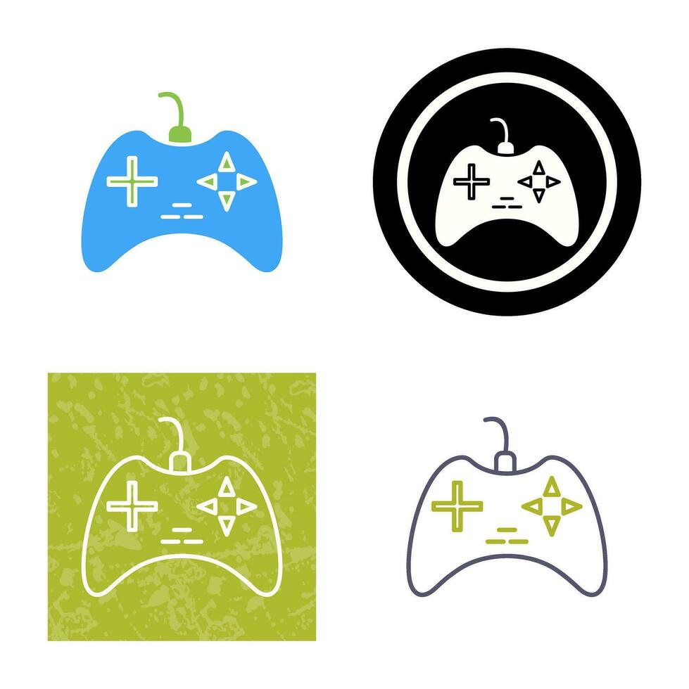 icono de vector de consola de juegos único