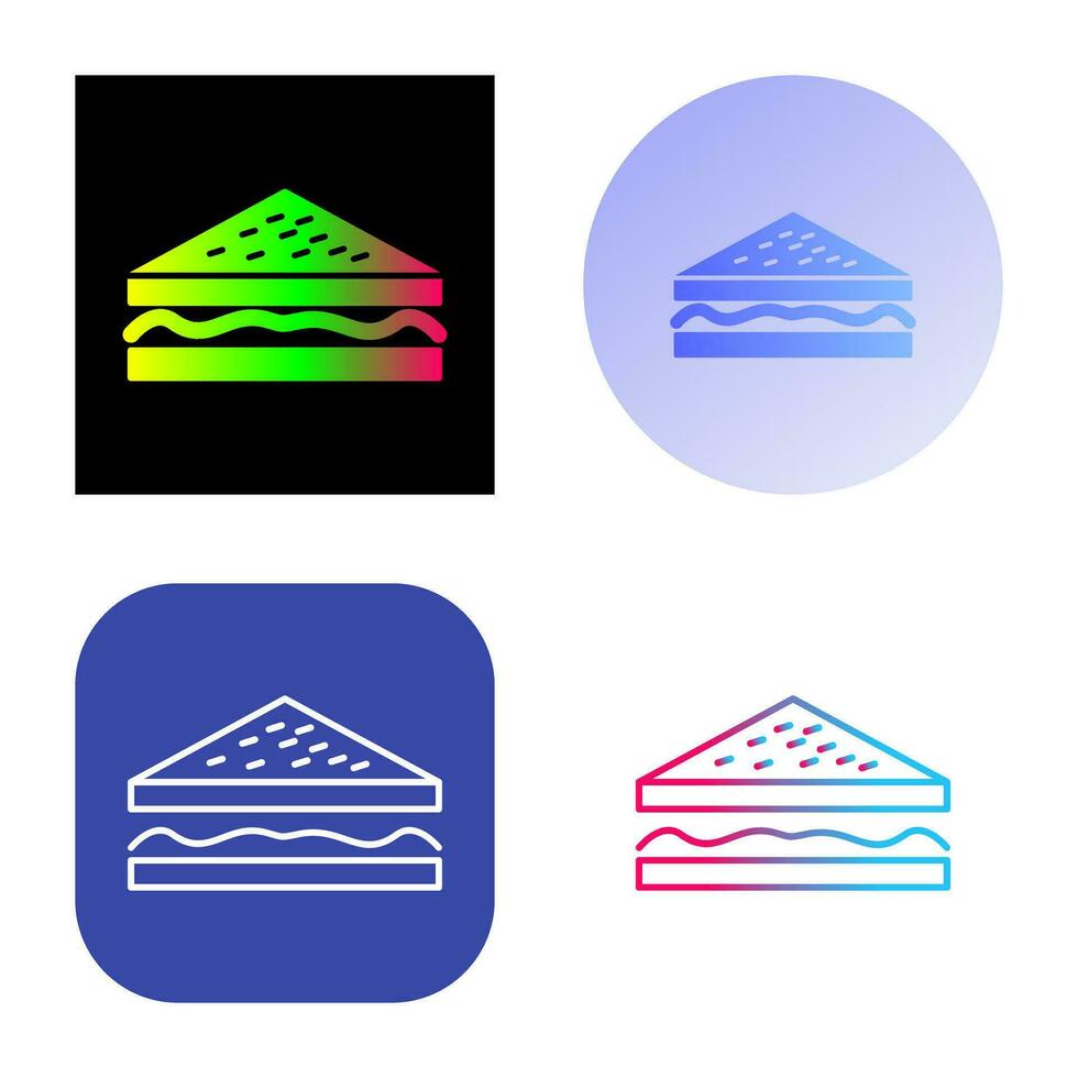 Unique Sandwich Vector Icon