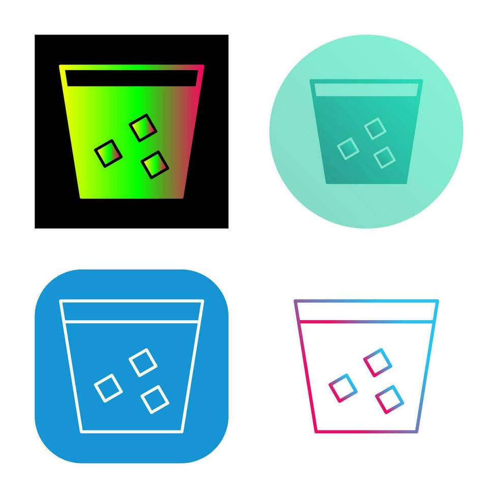 Unique Double Shot Vector Icon