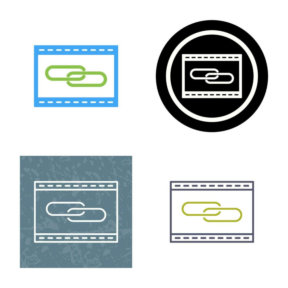 Unique Link Optimization Vector Icon