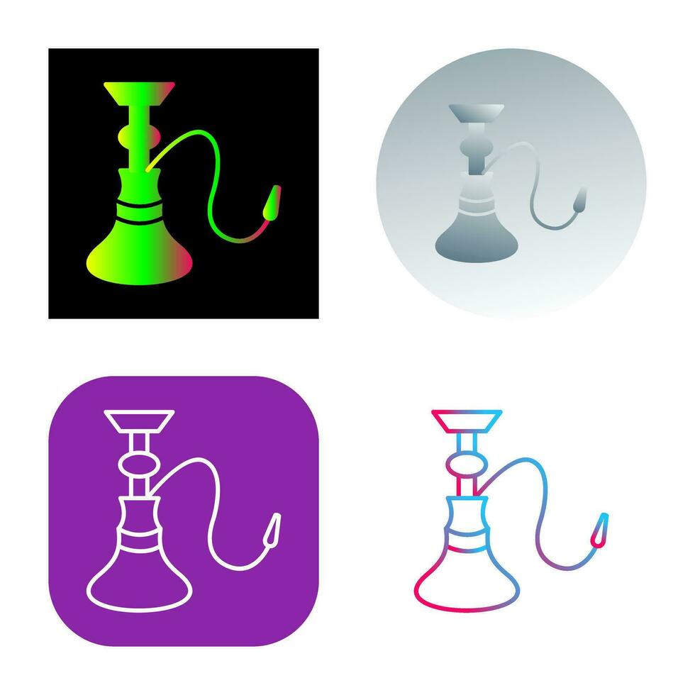 Unique Hookah Vector Icon