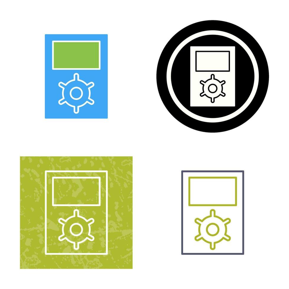 Unique Portfolio Management Vector Icon