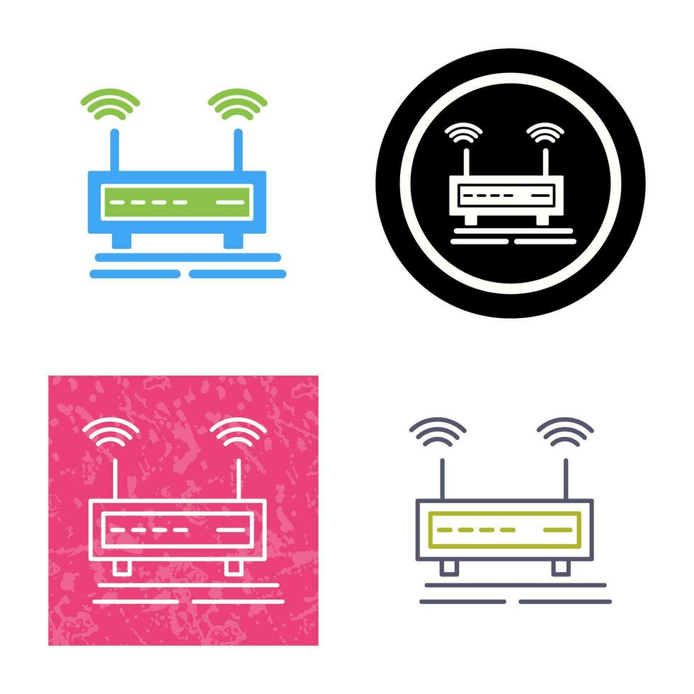 icono de vector de señales wifi