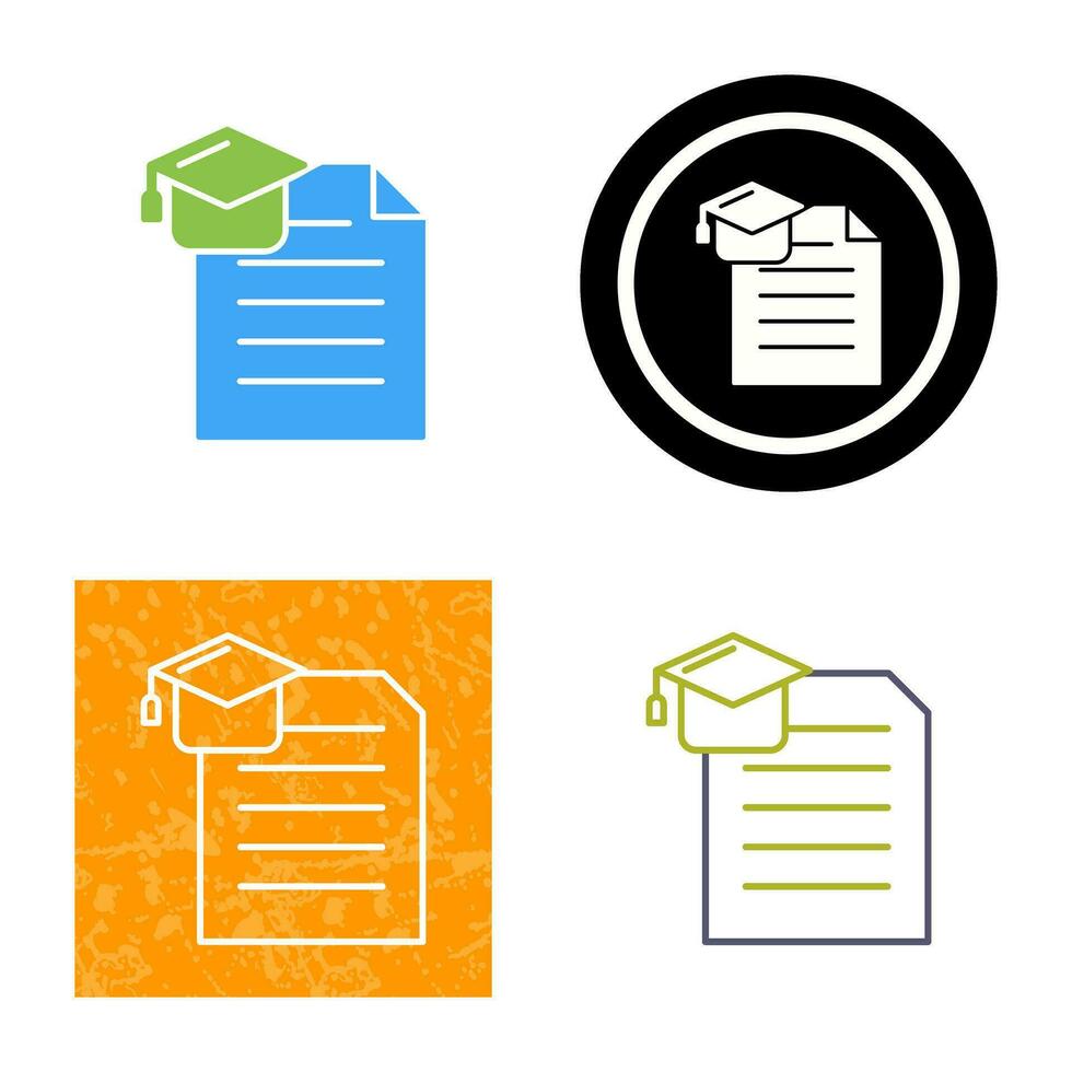 Degree Vector Icon