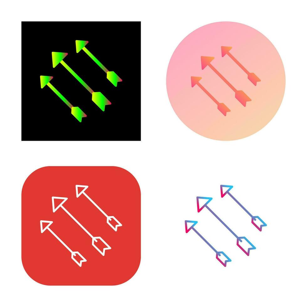 Unique Arrows Vector Icon
