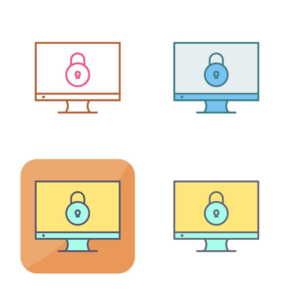 Unique Closed Access Vector Icon