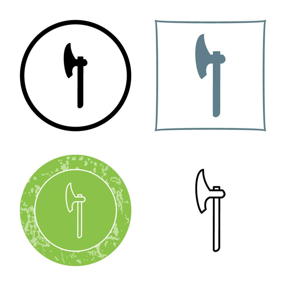 Unique Axe Vector Icon