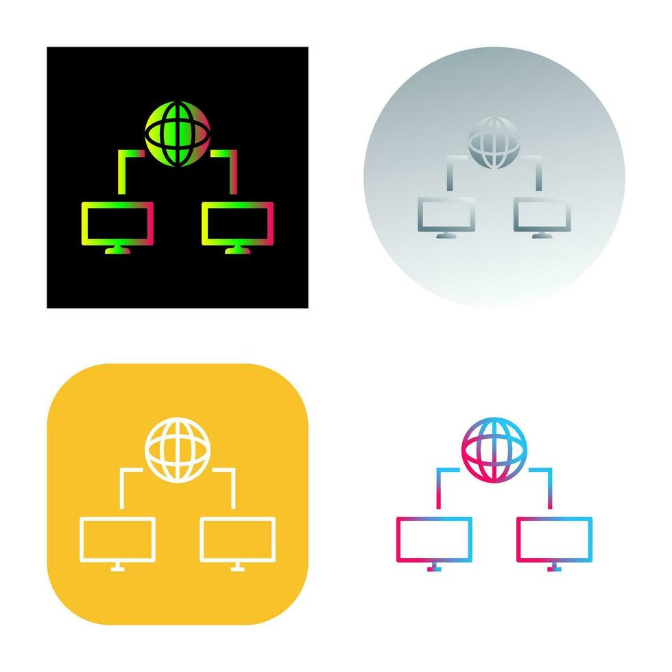 Unique Internet Connectivity Vector Icon