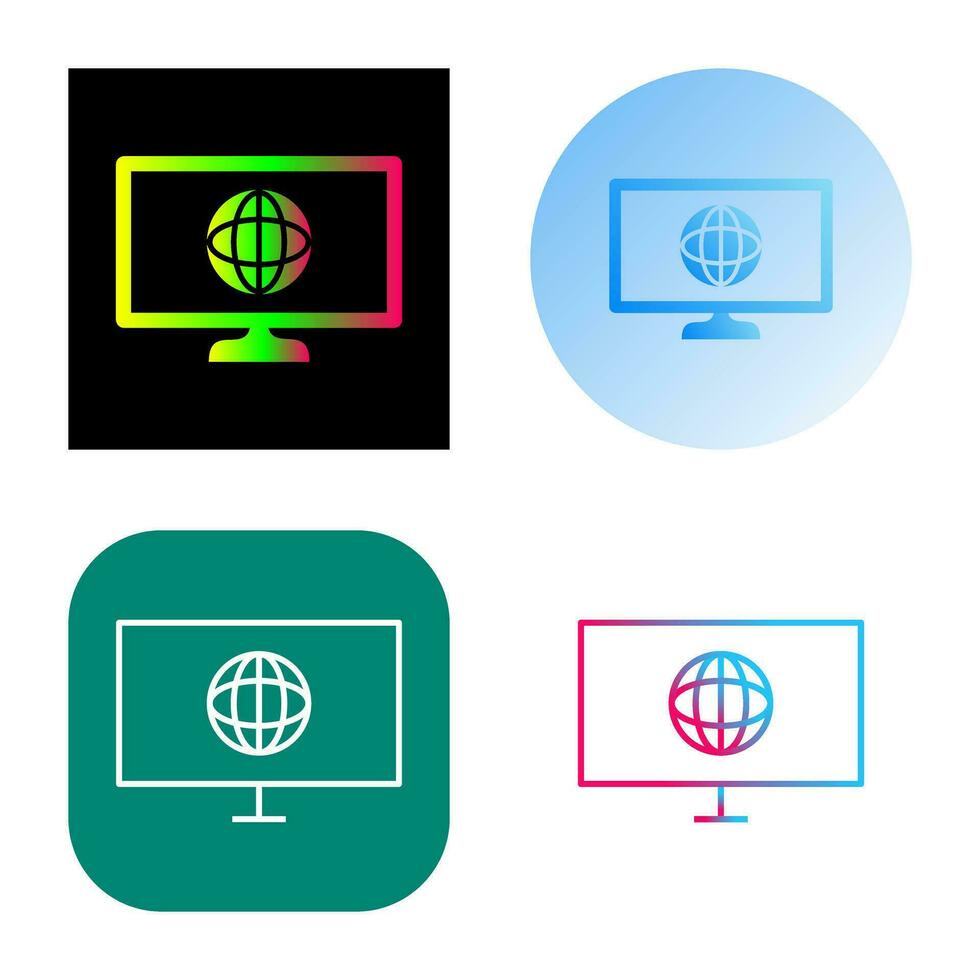 Unique Intranet Vector Icon