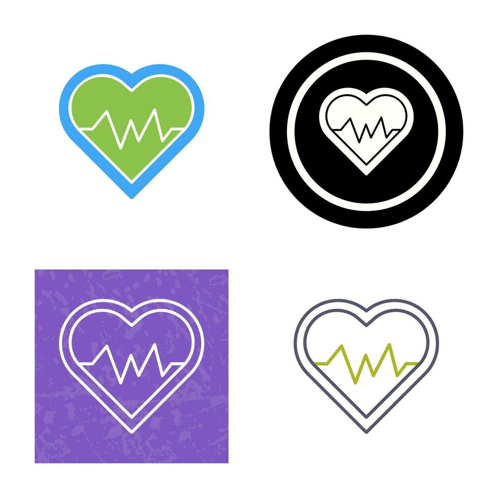 Heart Beat Vector Icon
