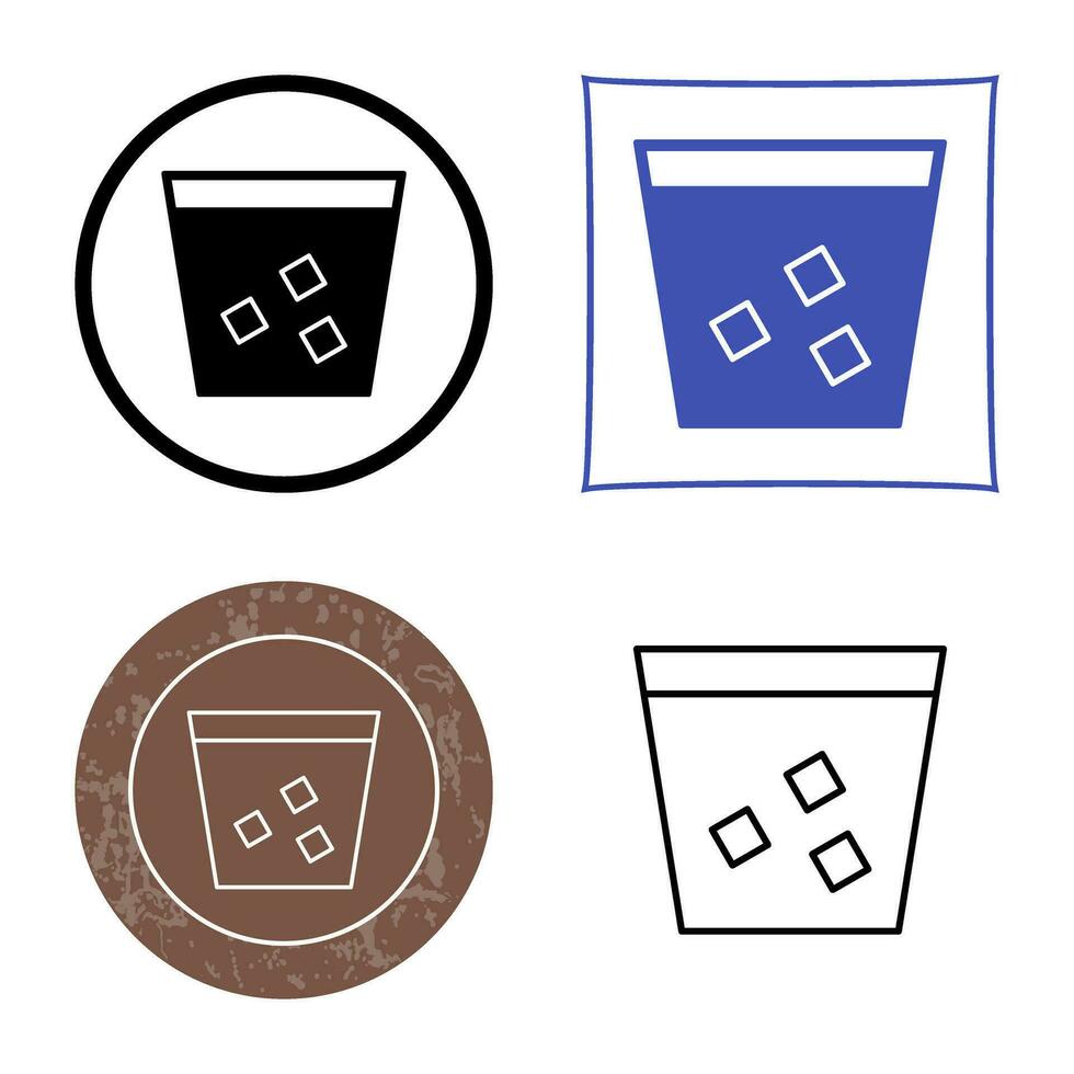 Unique Double Shot Vector Icon
