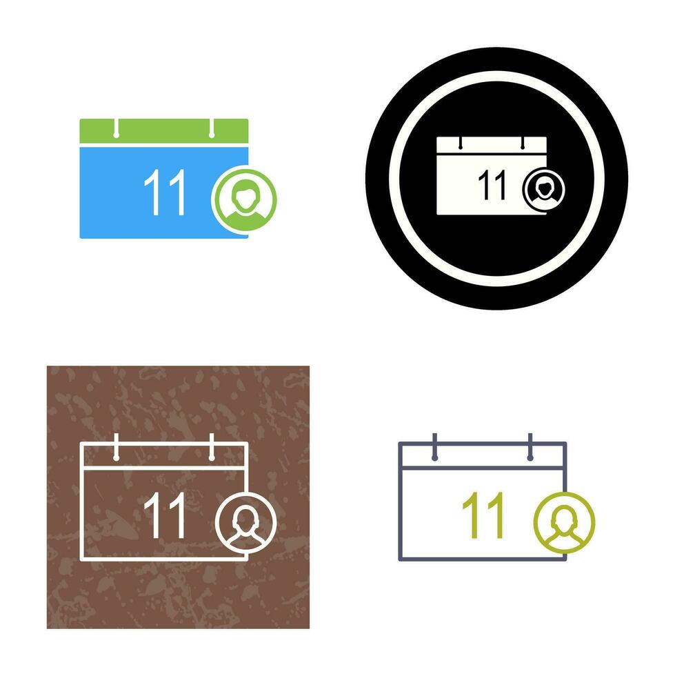Unique Event Management Vector Icon