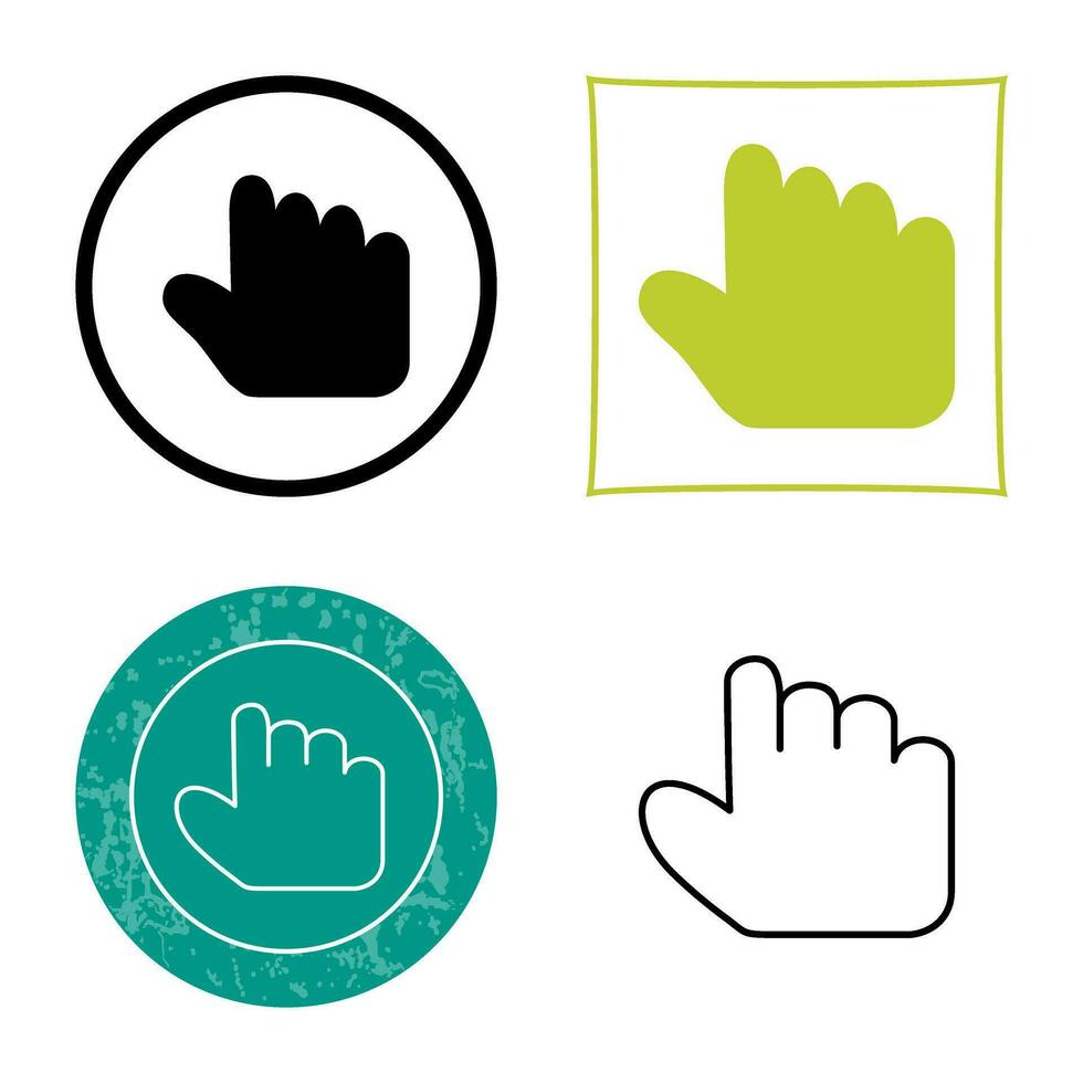 Unique Hold Vector Icon