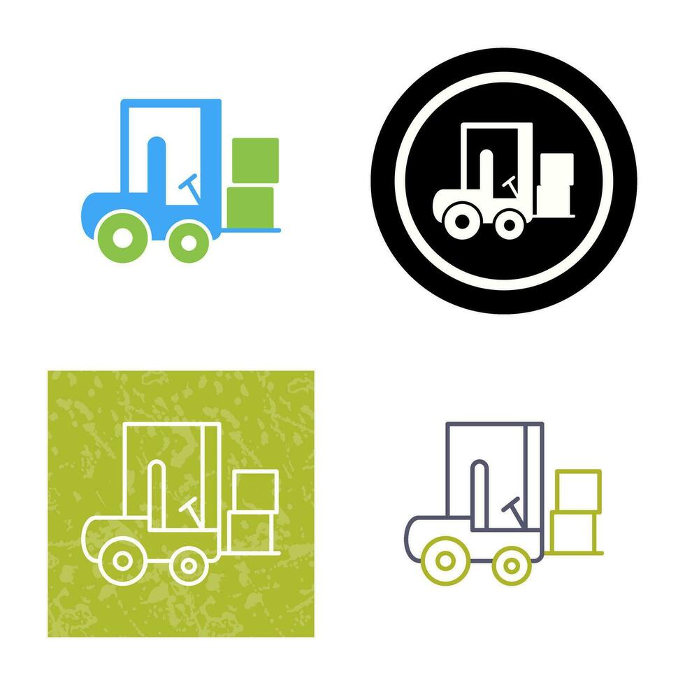 Forklifter Vector Icon