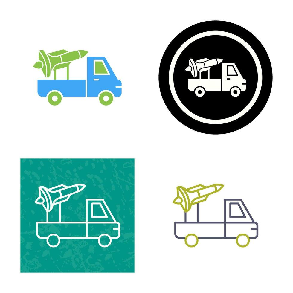 Missile Truck Vector Icon