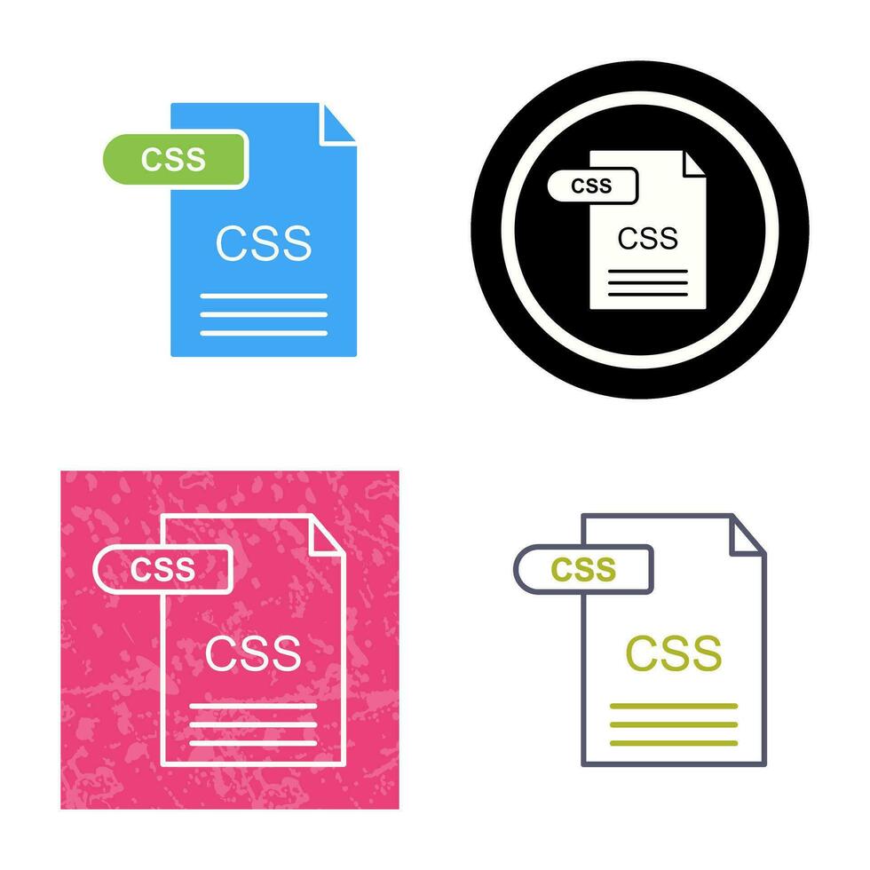 CSS Vector Icon 34142310 Vector Art at Vecteezy