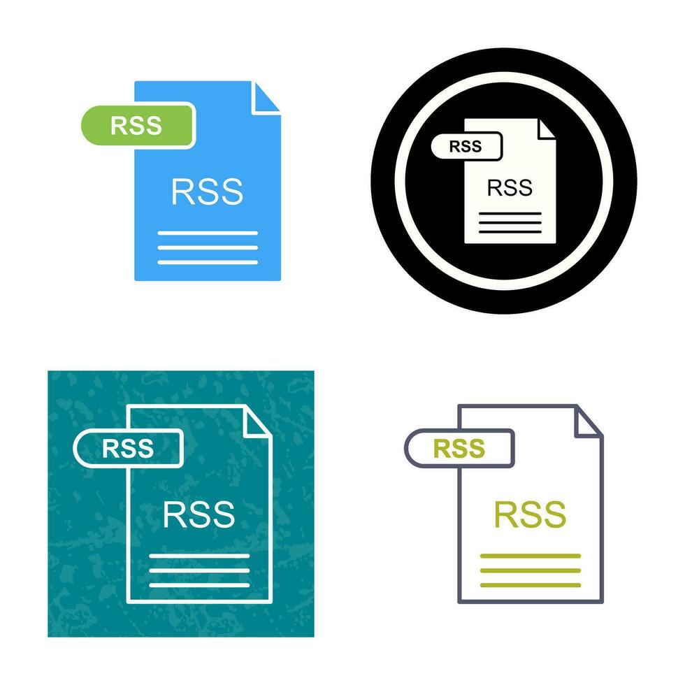 RSS Vector Icon