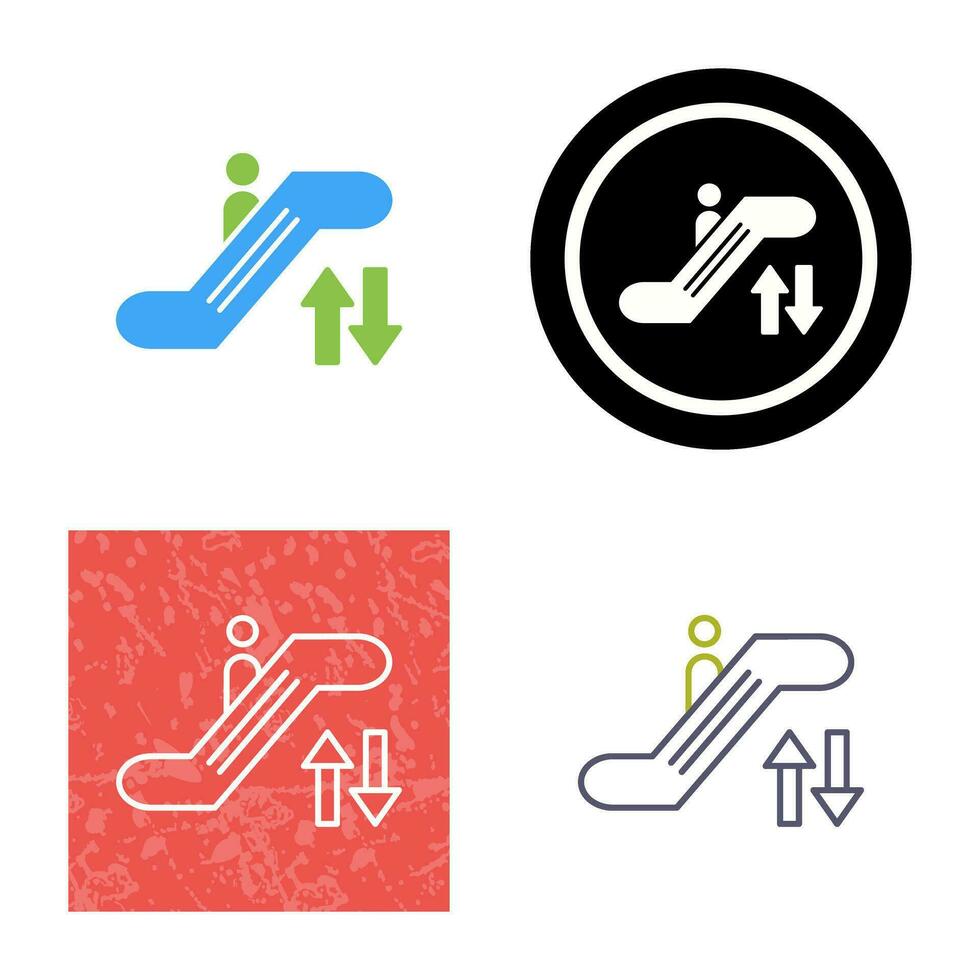 Escalator Vector Icon