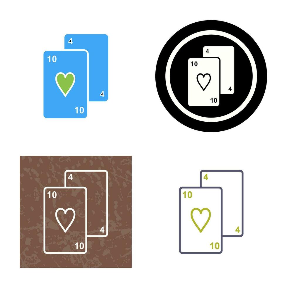 Playing Cards Vector Icon