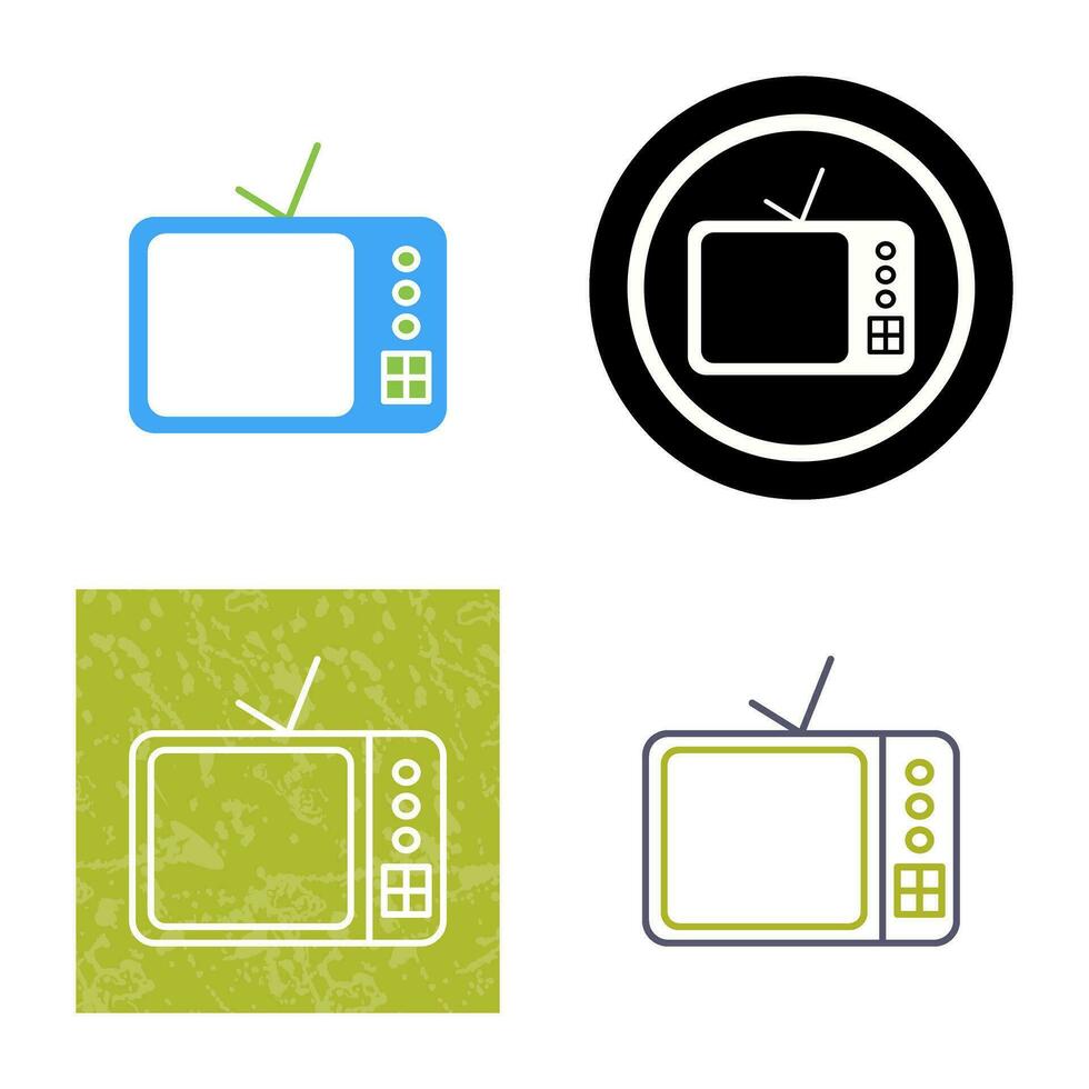 TV Set Vector Icon