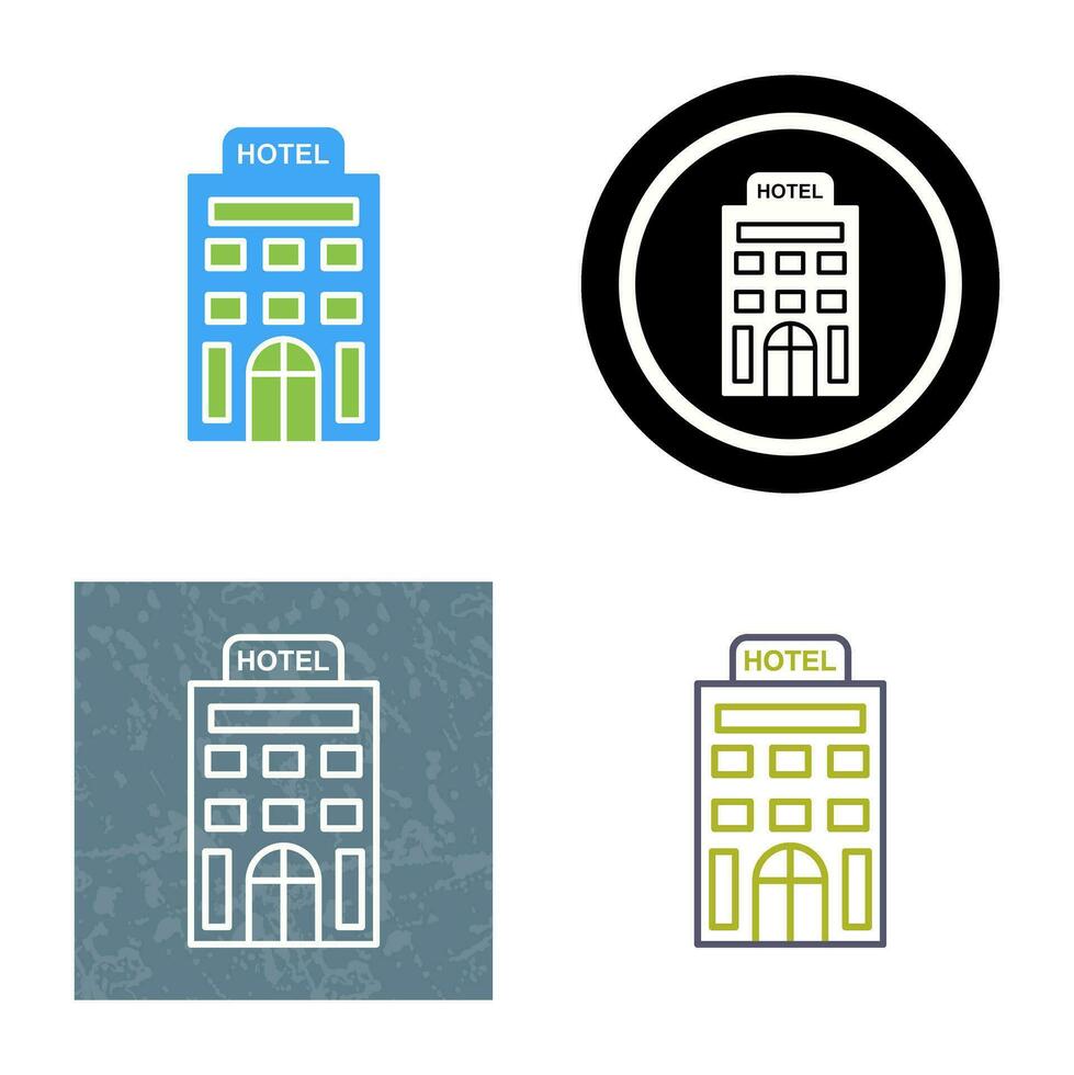 icono de vector de hotel