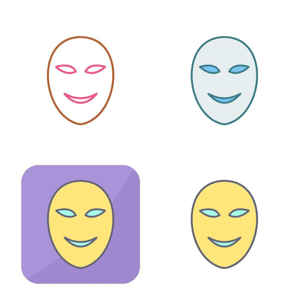 Ancient Face Mask Vector Icon