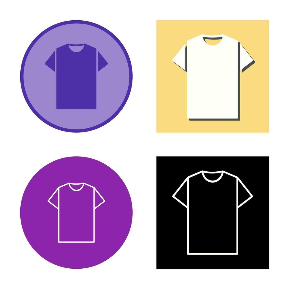 Plain T Shirt Vector Icon