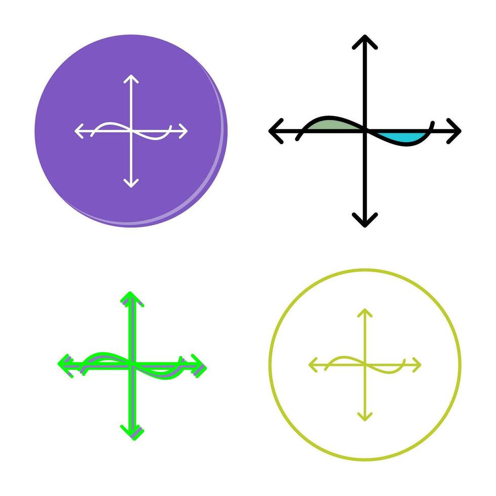 Unique Graph Vector Icon