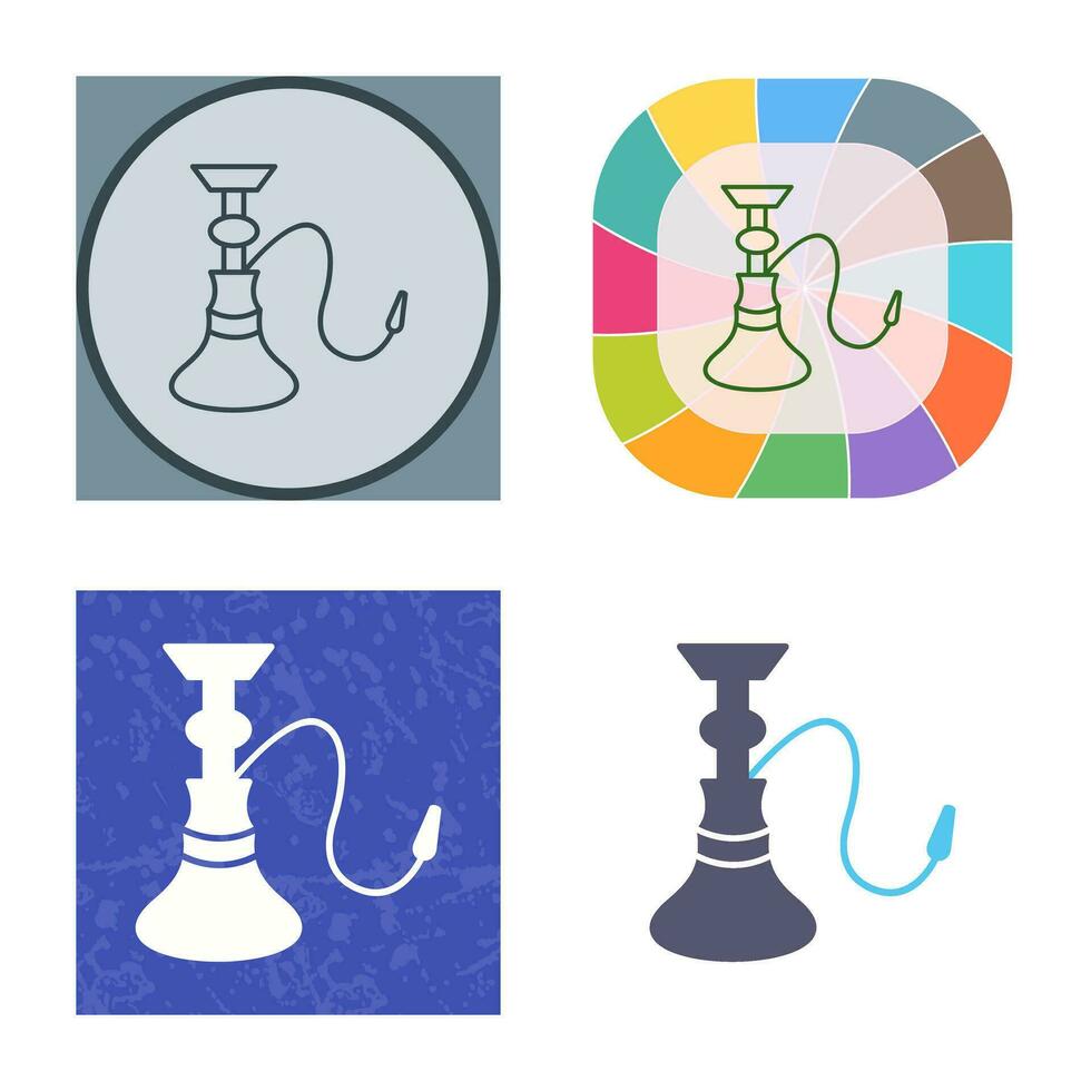 Unique Hookah Vector Icon