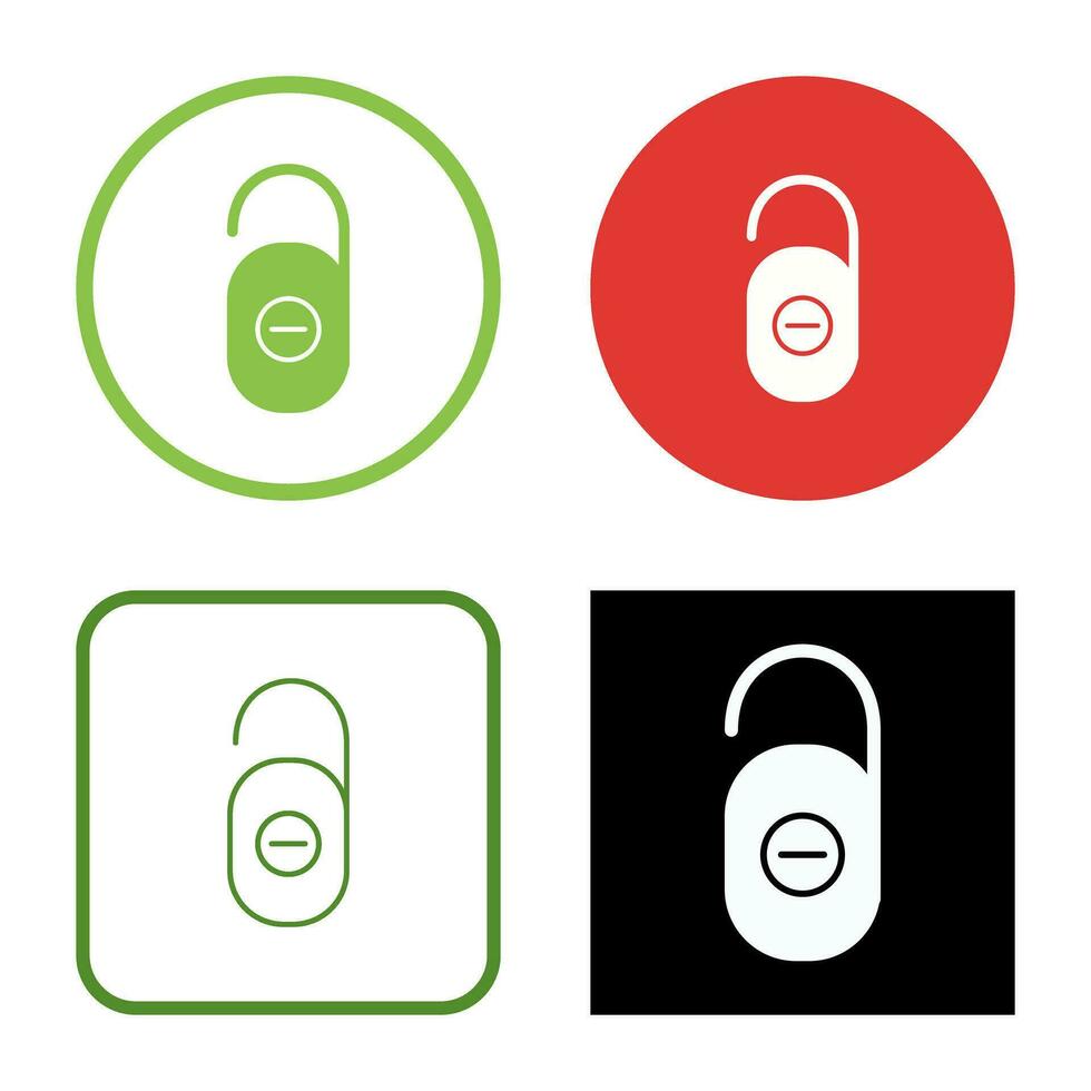 Do not Disturb Vector Icon