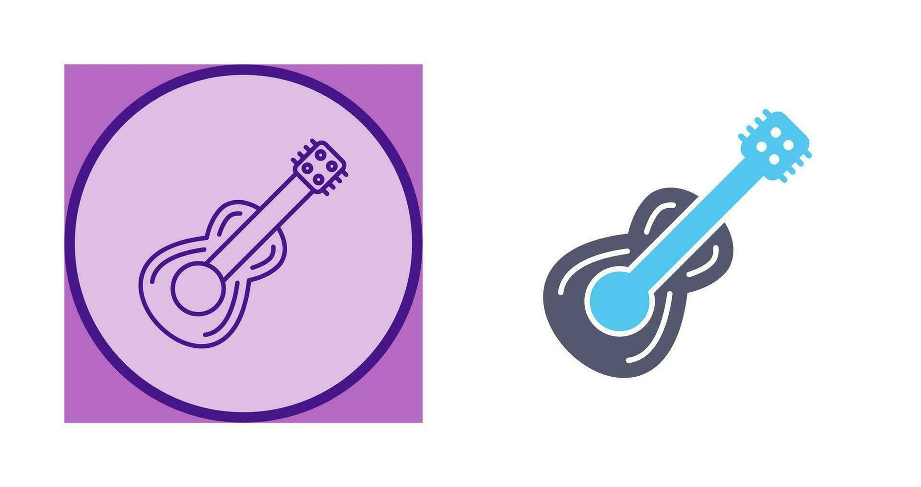 icono de vector de guitarra