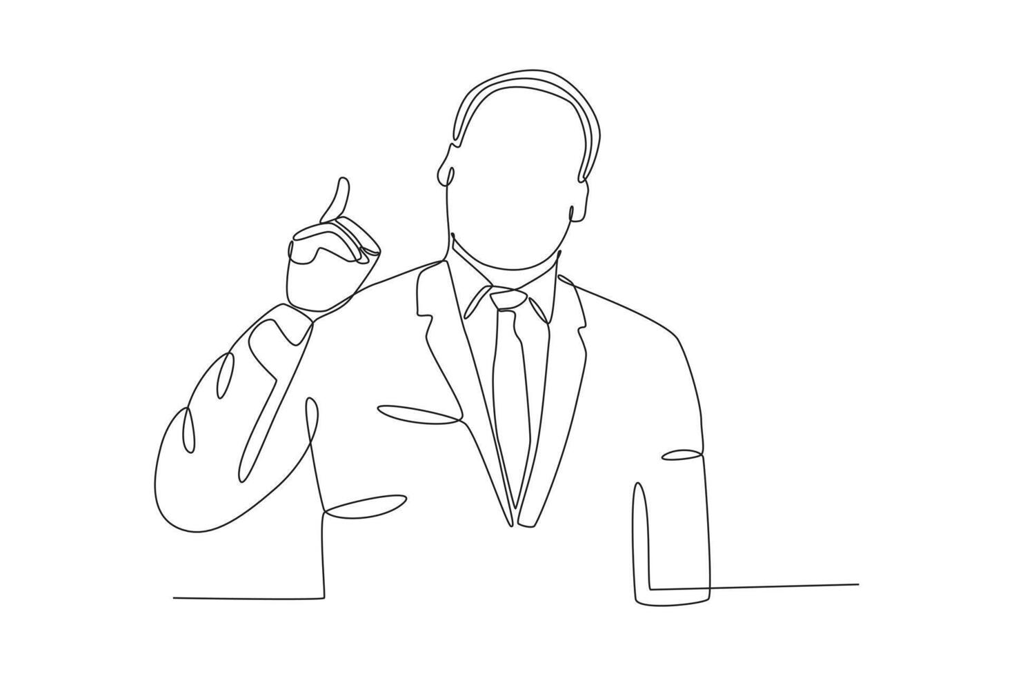 A man commemorating Martin Luther King vector