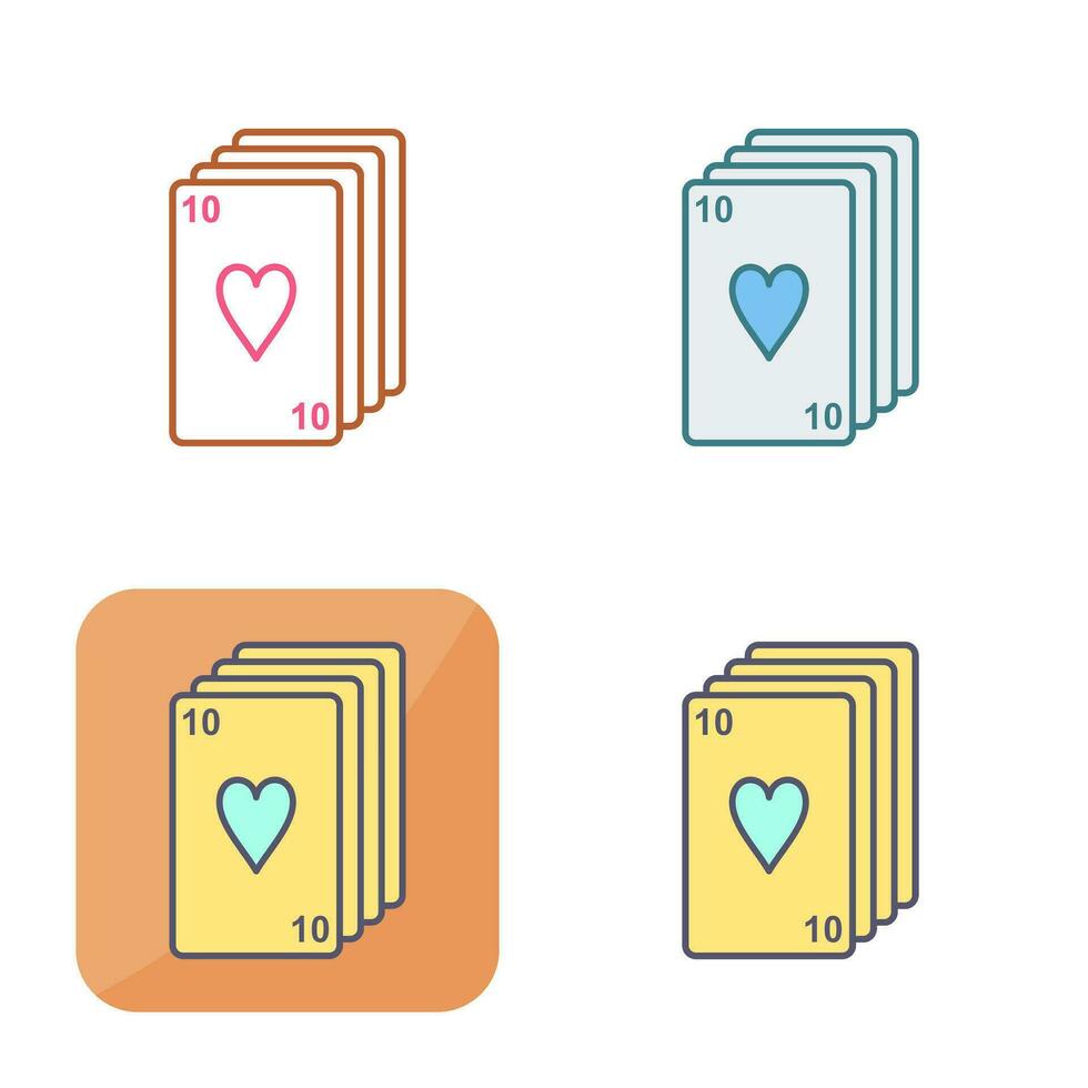 Deck of Cards Vector Icon