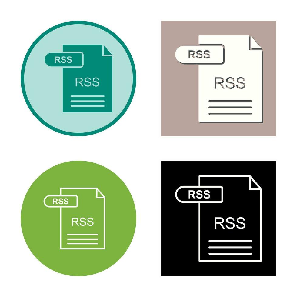 icono de vector de rss