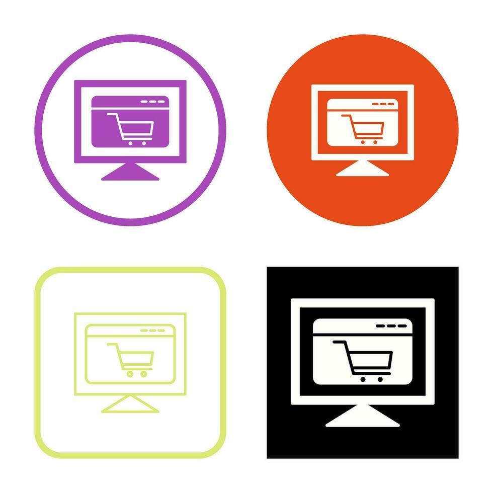 Ecommerce Website Vector Icon