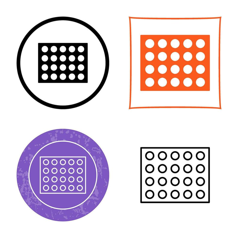 Colored Palette Vector Icon