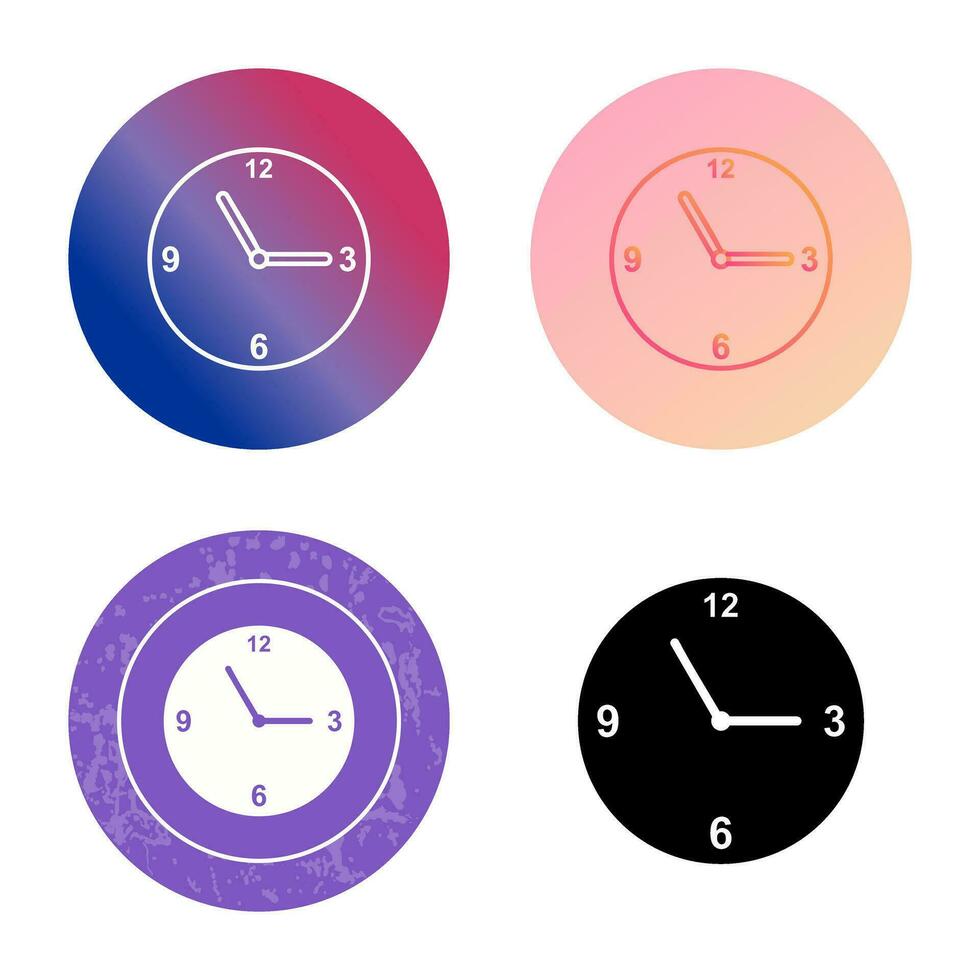 icono de vector de tiempo